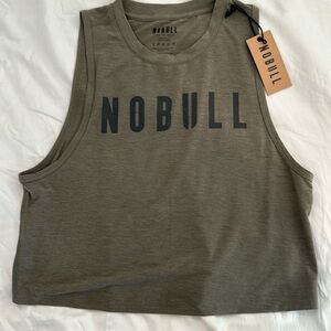 NOBULL women’s muscle tank army green size small new with tags